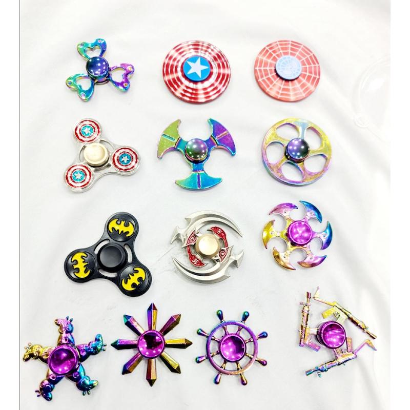 Picture of Metal Fidget Spinner Stress Reducer Toy - Golden