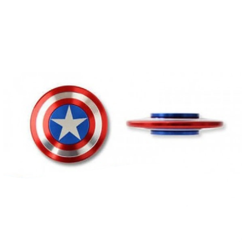 Picture of Metal Fidget Spinner Spinner Toy Captain America Shield by Dhaka Shopping zone-Random model/color