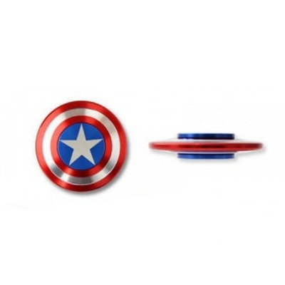Picture of Metal Fidget Spinner Spinner Toy Captain America Shield by Dhaka Shopping zone-Random model/color