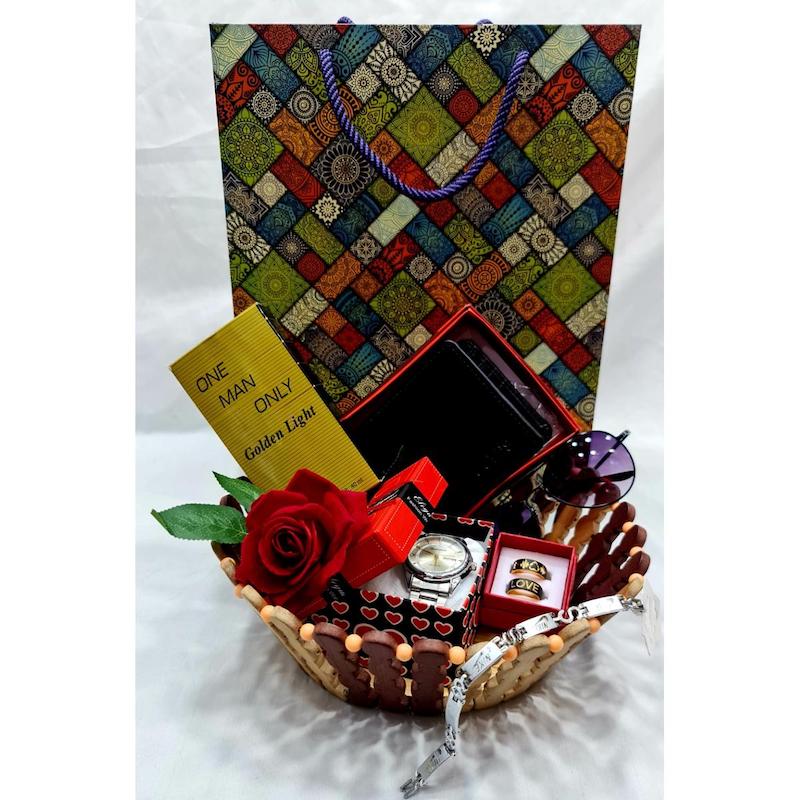 Picture of Love Gift for man combo offer  Gift Set For Special Person With Love and birthday valentine day gift