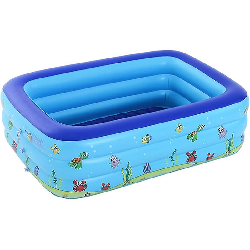 Picture of Kids Baby Children lInflatable Swimming Pool Bath Tub ....Enjoy Quality Family Time with Inflatable Paddling Bathtub - Safe and Fun for Kids : Length-130Cm