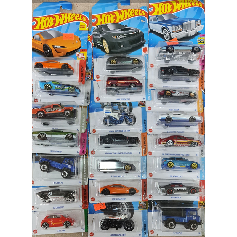 Picture of Hot Wheels new collection 2024 Basic Car H Assortment, 1 Mini Cars in Box Sale, Ages 3 and UpMcLAREN F1 GTR hot wheels made in Malaysia