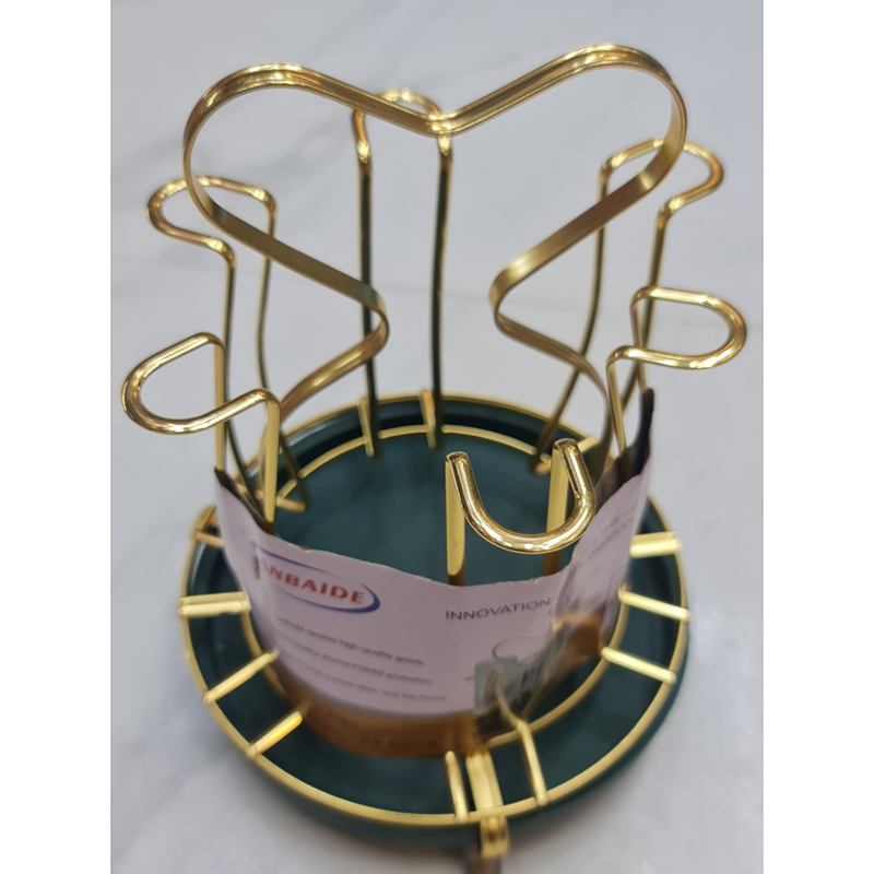 Picture of Glass Stand Excellent QualityProduct Dining Table Glass Stand colour white and silver