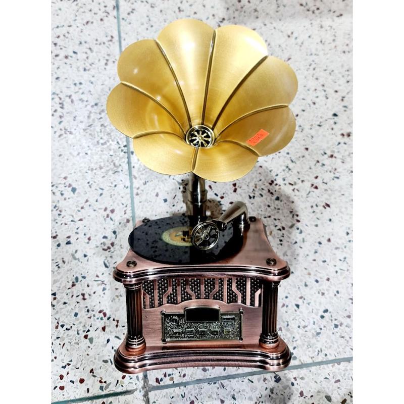 Picture of full metal body Gramophone model MP3 Bluetooth supported showpiece and home decoration