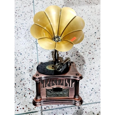 Picture of full metal body Gramophone model MP3 Bluetooth supported showpiece and home decoration