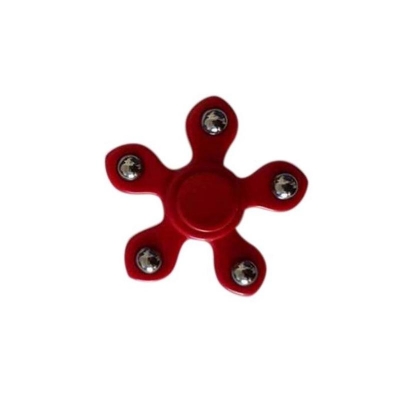 Picture of Five Arms Fidget Spinner - Dark Red