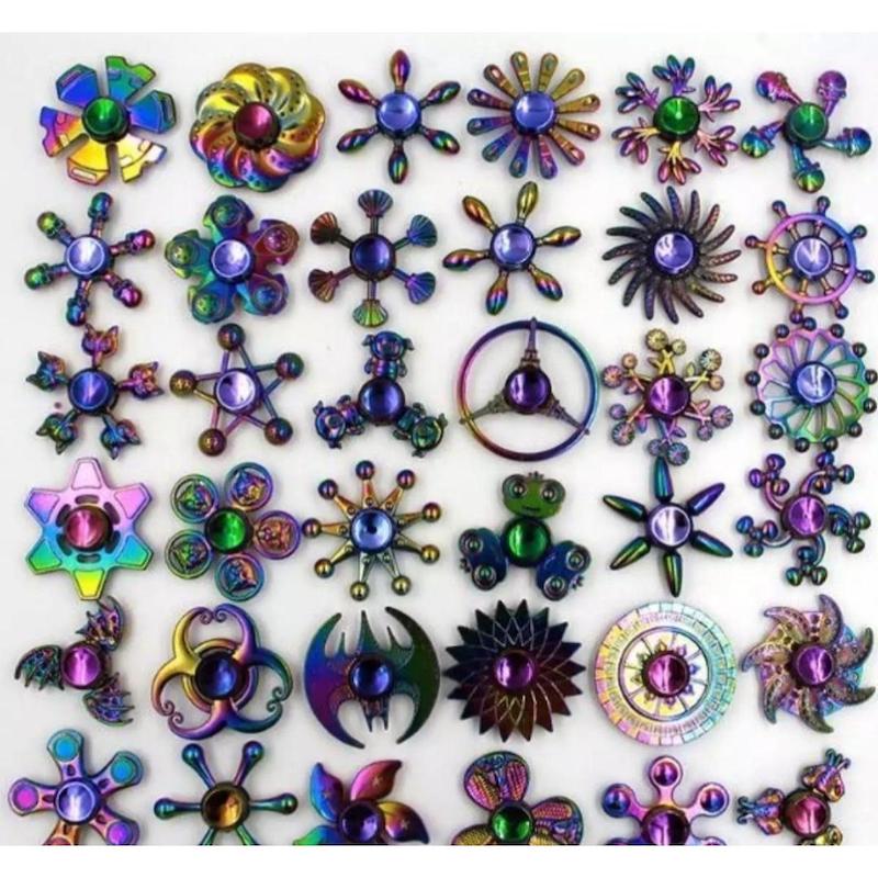 Picture of Fidget Smart Spinner 4 Blades - Blue and Purple