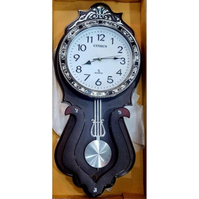 Picture of exclusive big size Antique Fiber made Pendulum Wall Clock