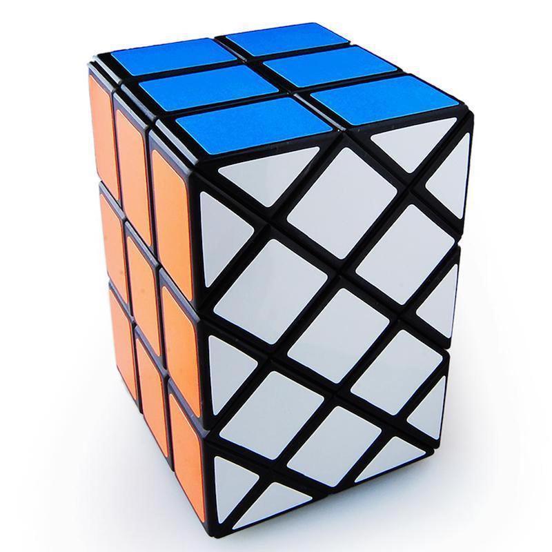 Picture of Dian Sheng 3X3 Ancient Double Fish Cube Black Magic Cube Odd Rubik，Black - Multicolor