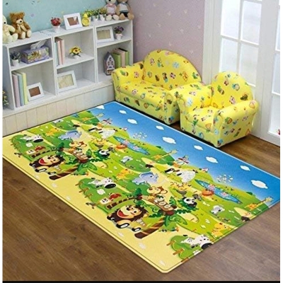 Picture of Crawl 'in Baby Mat Crawling Play Mats for Baby Kids Gym Infant Care Waterproof Mattress (Large Size - 5  Feet 3 Feet, 1cm Thickness)