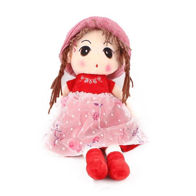 Picture of Cotton Baby Doll - Red and Pink