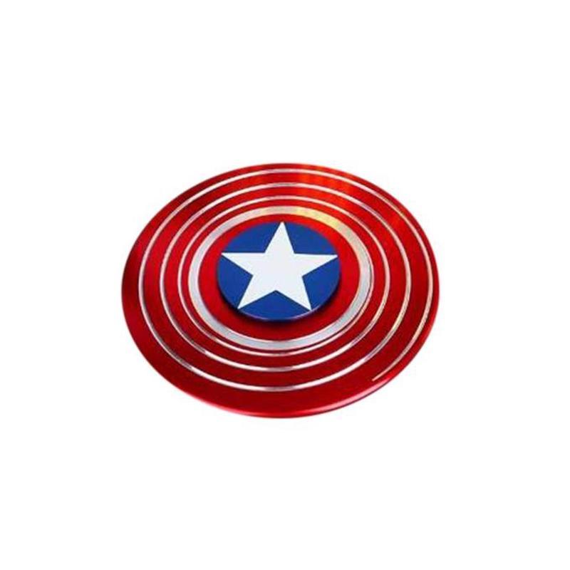 Picture of Captain America Fidget Metal Spinner - Red