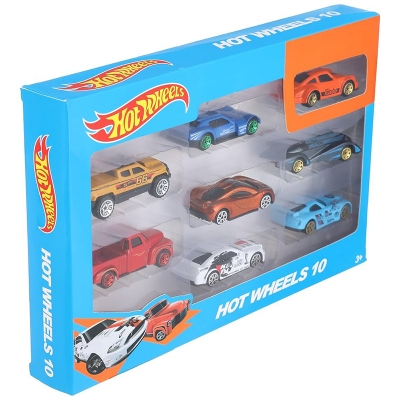 Picture of Buy HOT WHEELS Mini Die Cast Metal Cars 10 Pcs (Random Color)