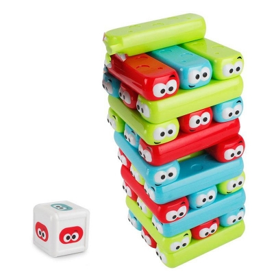 Picture of Bugs Stackers Toys Jenga Stacking Block Children Kids Baby Educational - Multicolor