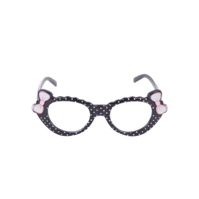 Picture of Black Plastic Eye Glass For Girls