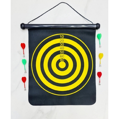 Picture of BIG SIZE Magnetic Dartboard  Black 19 inch 6 pieces dart
