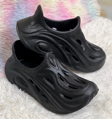 Picture of Mens NexWave Foam Motion Breathable Comfortable Outdoor Beach Crocs Clogs Shoes Sandal Black