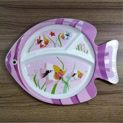 Picture of Baby Plate Fish Plate baby divided  plate