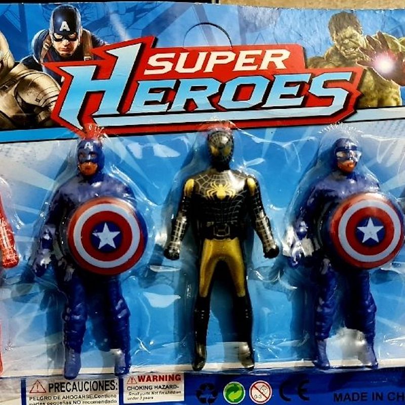 Picture of Avengers 4 Super Hero Toy Set iron man hulk Spider-Man thanos captain america(5pcs) - Toys For Boys
