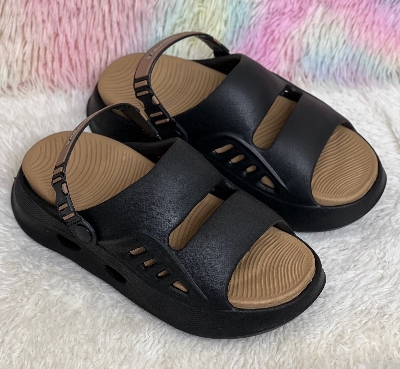 Picture of Mens New Open-Toe Dual-Strap Chunky Double Parted Sole EVA Comfort Sandal