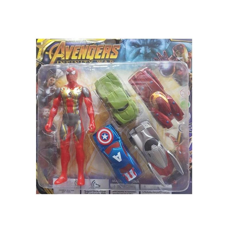 Picture of Avenger 2 Plastic Toy Car Set - Multi Color
