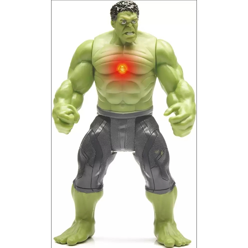 Picture of Action Super Hero New Design Avengers HULK 4 PVC Series Marvel Figure Model Toy With Lighting For Kids
