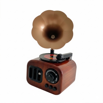Picture of 1pc,New Music Box, Retro Phonograph Music Box Decoration Ornament Musical Box Table Desk Decoration Valentine's Day Gifts