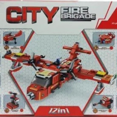 Picture of 12 in 1  Fire Brigate 557 Pcs Play and Learn Educational Brain Development Cities