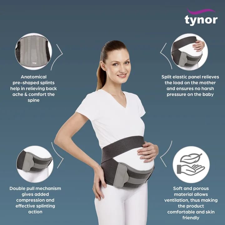 Picture of Tynor Pregnancy Back Support Belt – Comfort & Care for Expecting Mothers