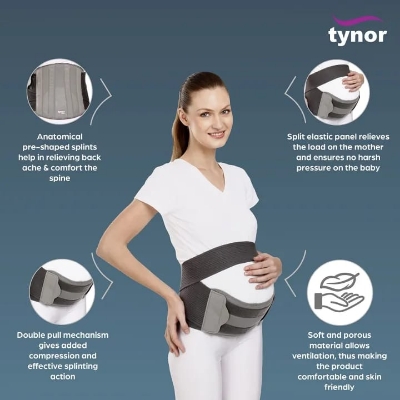 Picture of Tynor Pregnancy Back Support Belt – Comfort & Care for Expecting Mothers