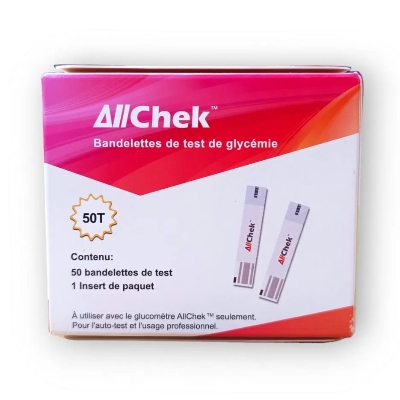 Picture of AllChek Blood Glucose Test Strips (25 & 50 Test Strips)