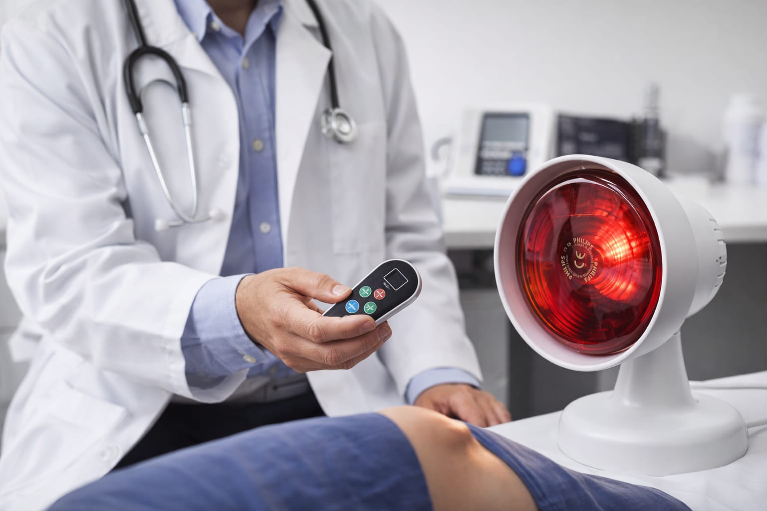 Picture of IRISH Infrared Therapy Lamp 150W (IR Bulb) with Remote Control