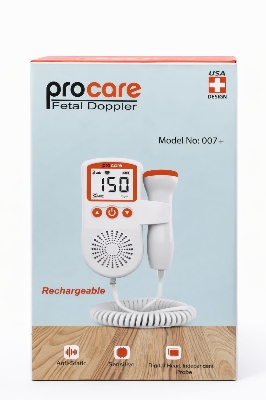 Picture of Procare Fetal Doppler (Model 007+) – Rechargeable Baby Heartbeat Monitor