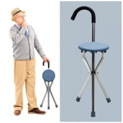 Picture of Walking Stick with Foldable Seat – Portable Support & Rest Solution