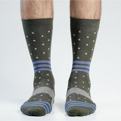 Picture of Swan Oxy Long Socks For Men  (Olive)