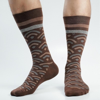 Picture of Swan Viara Long Socks For Men  (Chocolate)
