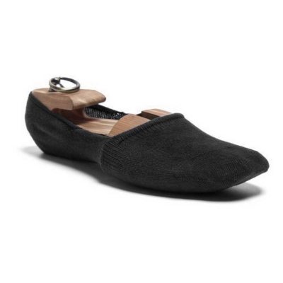 Picture of Black Cotton Loafer Socks for Men