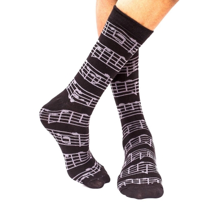 Picture of Speed Long Socks for Men by MB Hosiery  (Black)