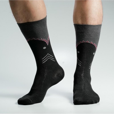 Picture of Swan Viara Long Socks for Men  (Black)