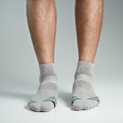 Picture of Kmalion Ankle socks for Men By MB Hosiery  (Ash Design)