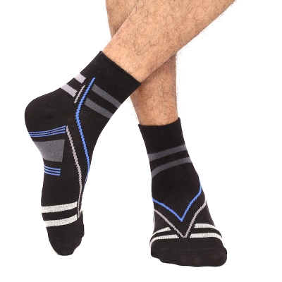 Picture of Blank Star Ankle Socks for Men  (Black)