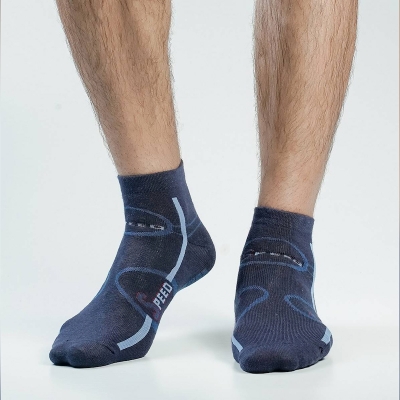 Picture of Speed Ankle Socks for Men  (Navy Blue)