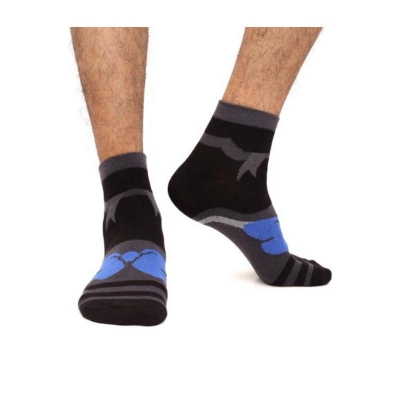 Picture of Blank Star Ankle Socks for Men  (Black)