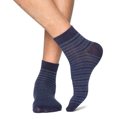 Picture of Premium Ankle Socks for Men  (Navy Blue)