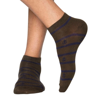 Picture of Premium Ankle Socks for Men  (Olive)