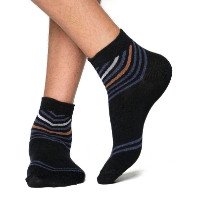 Picture of PrideZone Ankle Socks for Men  (Black)