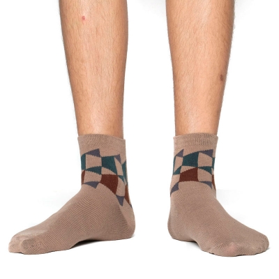 Picture of Premium Ankle Socks for Men  (Brown)