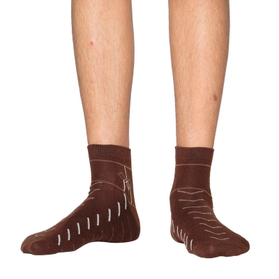Picture of Premium Ankle Socks for Men  (Chocolate)