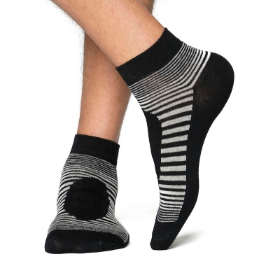 Picture of Swan Infiknit Ankle Socks for Men  (Black)