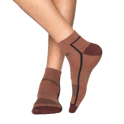 Picture of Premium Ankle Socks for Men  (Brown)